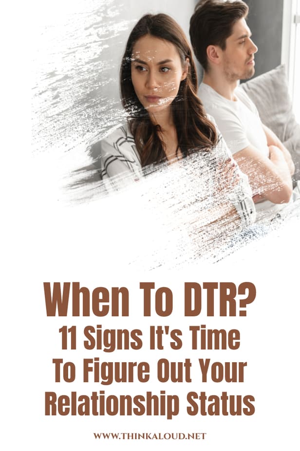 Quando fare il DTR? 11 segni che è ora di capire il vostro stato relazionale