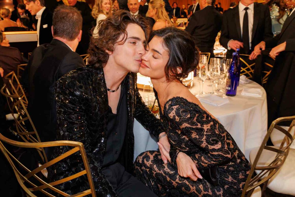 Timothee and Kylies Budding Romance Behind Their Viral Golden Globes Moment