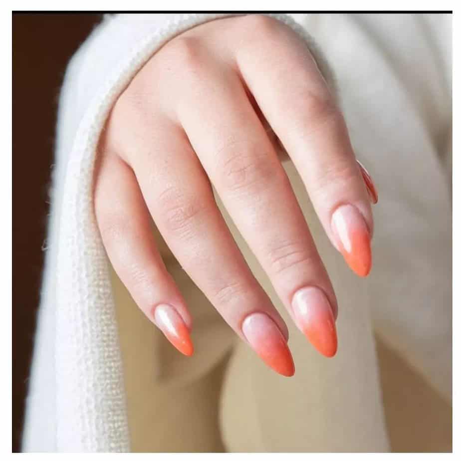 2. Amazing almond shaped ombre summer nails 2