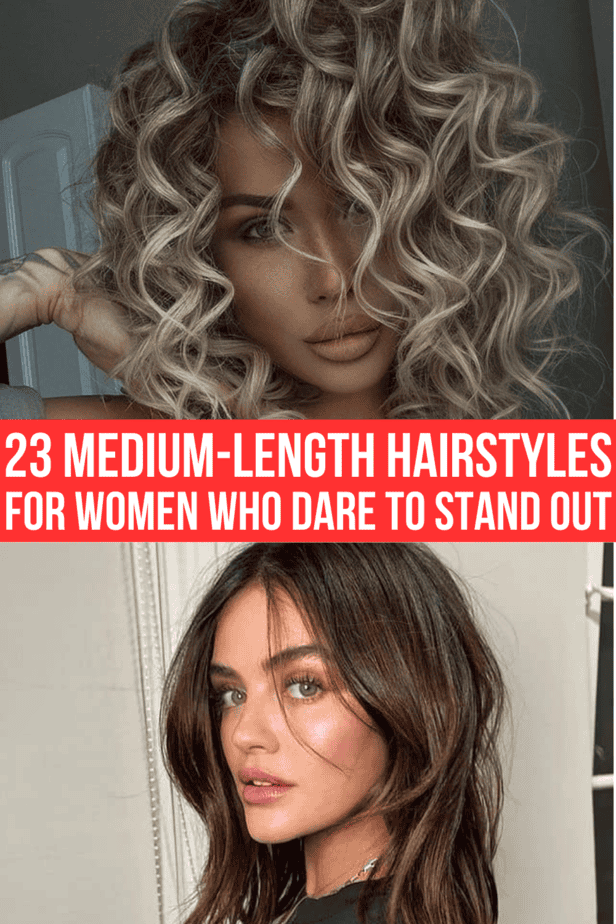 23 Medium-Length Hairstyles for Women Who Dare to Stand