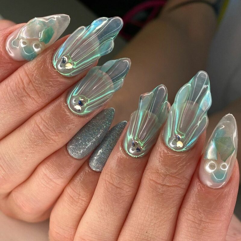 23 Mesmerizing Mermaid Nails To Make A Splash At The Beach