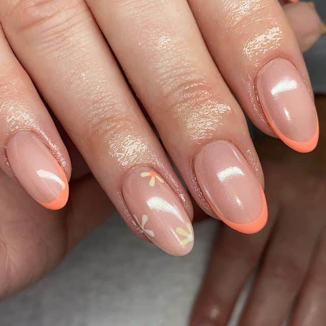 Chrome oval nails