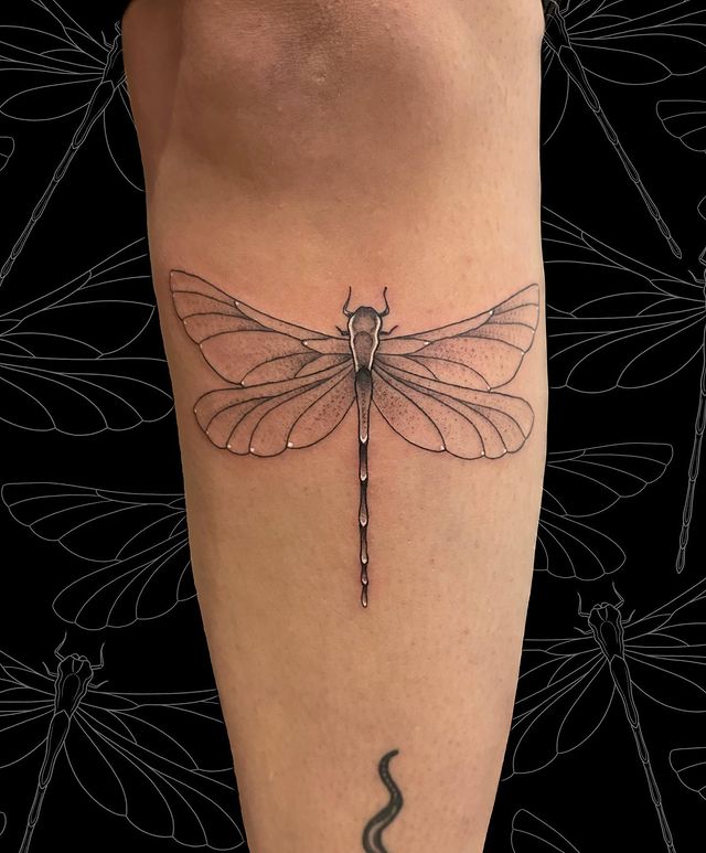 Cute firefly tattoo