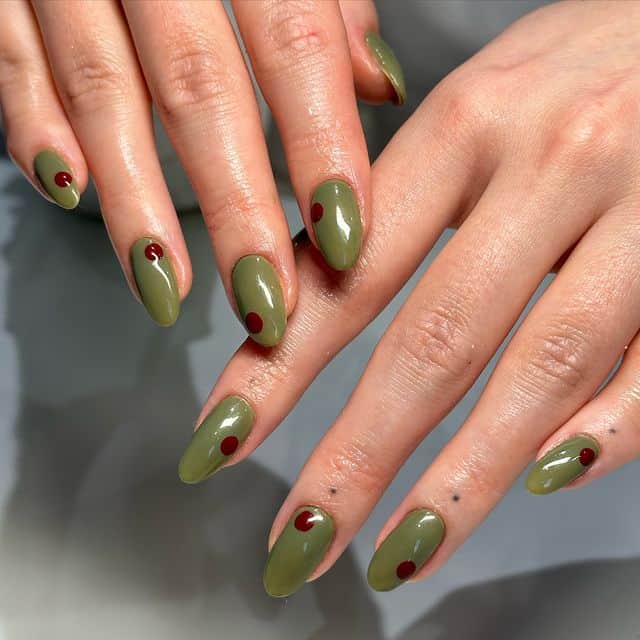 Olive and oval