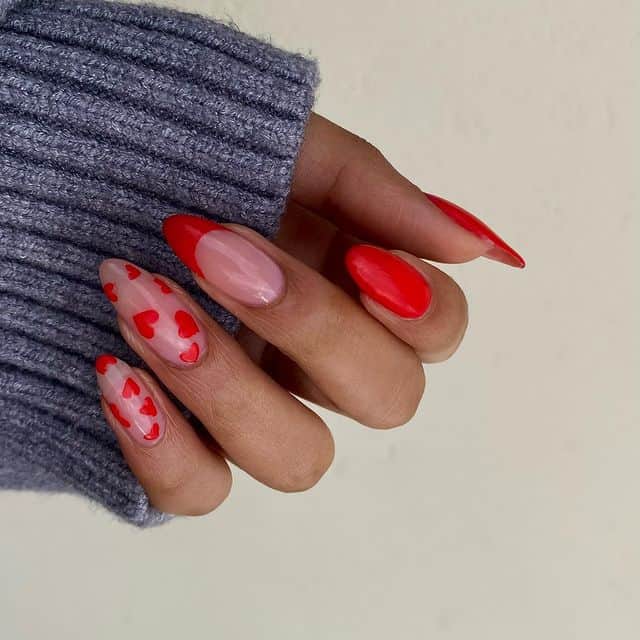 Stunning Valentines Day nails