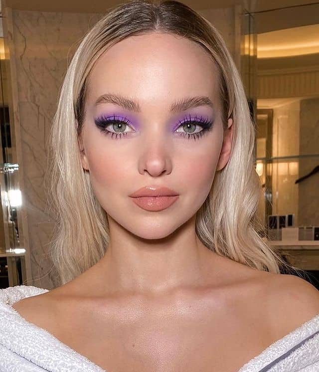 Stunning purple look