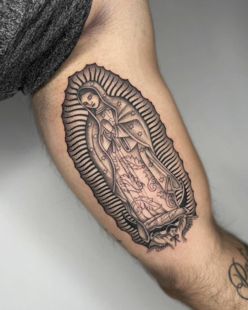 20 Beautiful Virgin Mary Tattoo Ideas For Your Next Ink