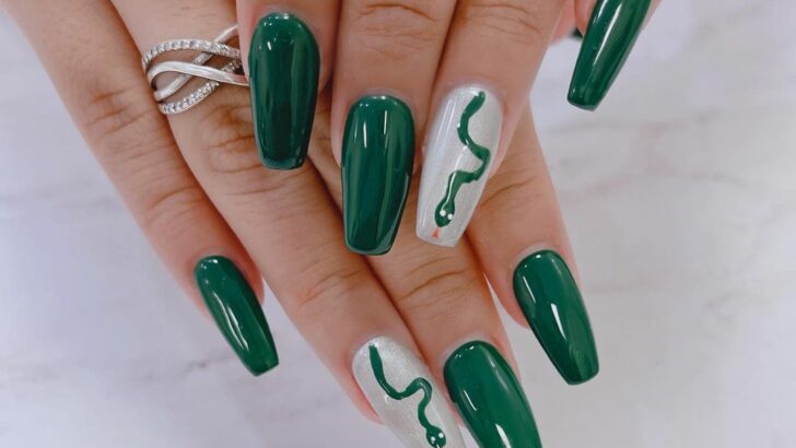 20 Green Nail Designs To Make Everyone Green With Envy