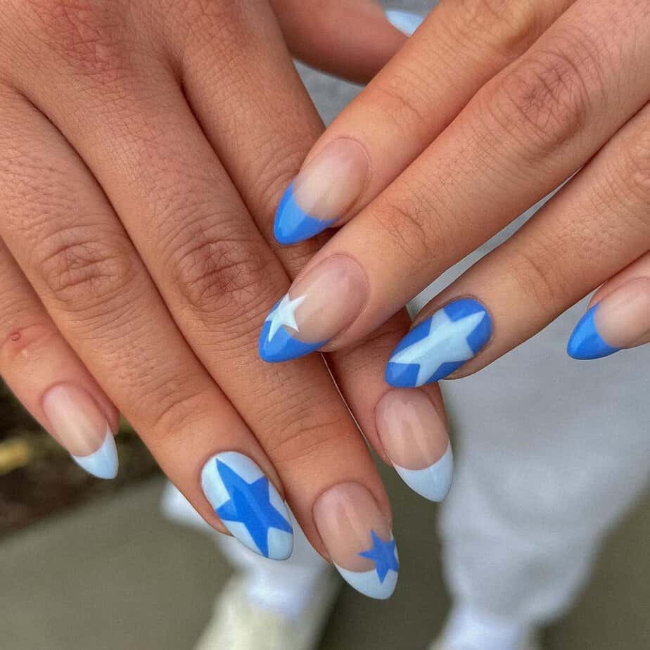 20 Blue Nail Designs That Won't Leave You Feeling Blue