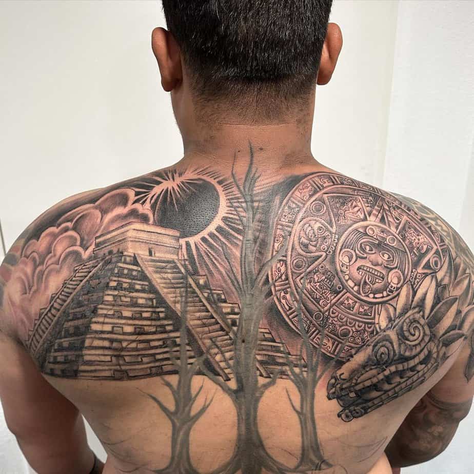 20 Awesome Aztec Tattoos That Will Steal Your Heart