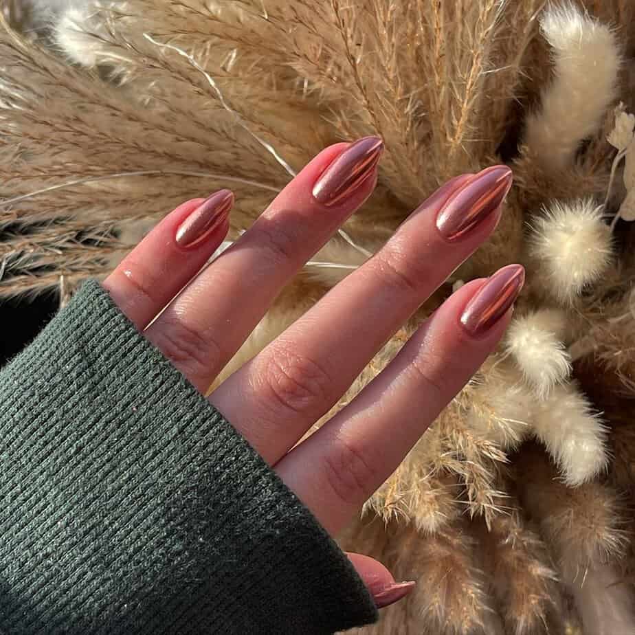 20 Stunning Rose Gold Nails To Elevate Your Manicure Game