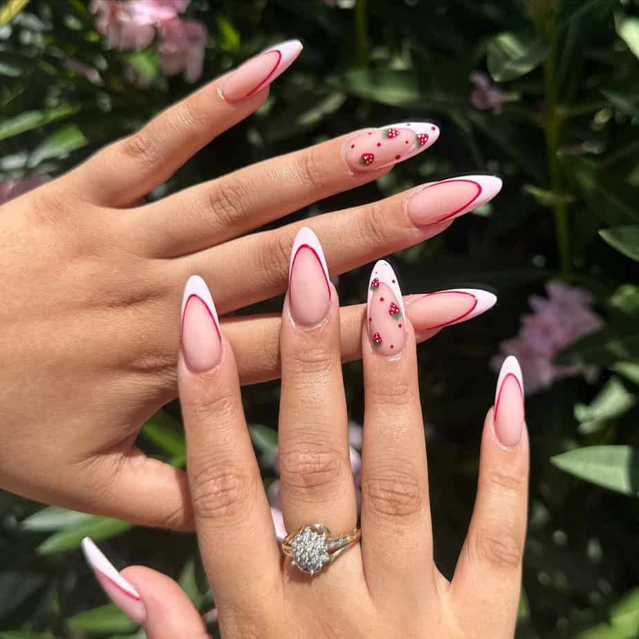 20 Adorable Strawberry Nail Art Ideas For A Girly Summer Look