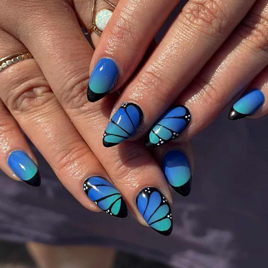 20 Beautiful Butterfly Nails To Make You Flutter