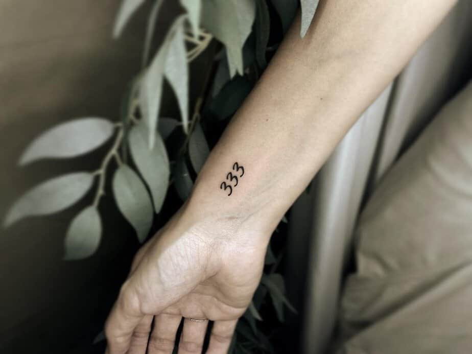 20 Exciting 333 Tattoo Ideas To Inspire You To Chase Your Goals