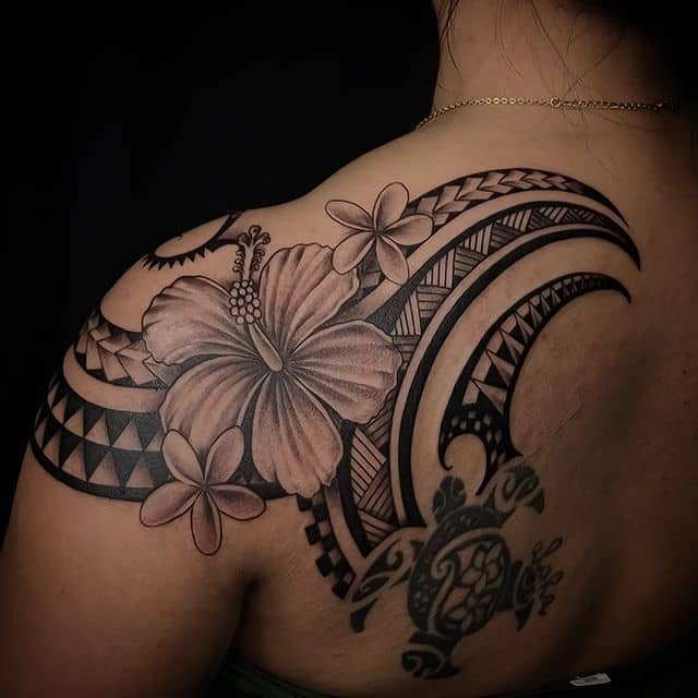 2. Cool Hawaiian tattoo