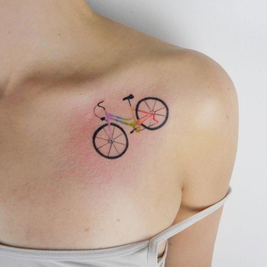 20. Bicicletta colorata