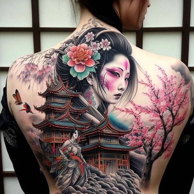 16. Magical and mysterious geisha