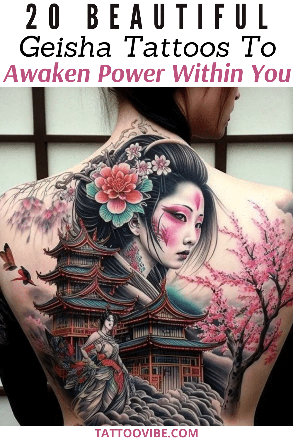 20 Beautiful Geisha Tattoos To Awaken Power Within You