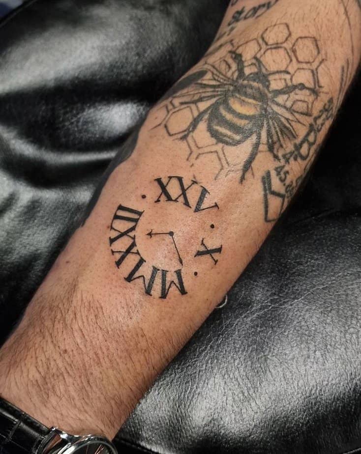 Birth clock tattoos with a twist