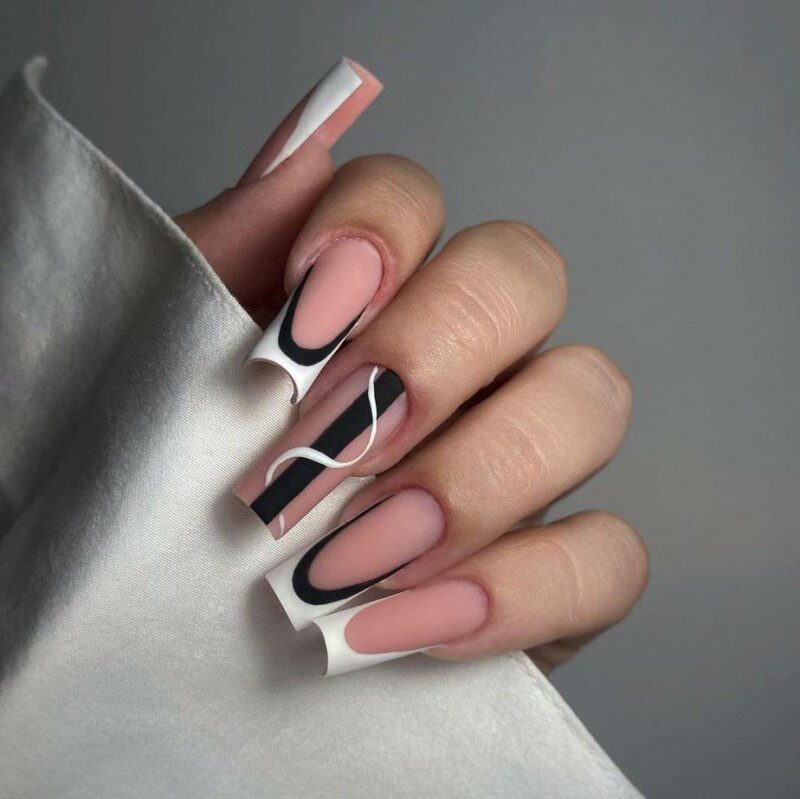 20 Black And White Nail Designs Because Who Needs Color?