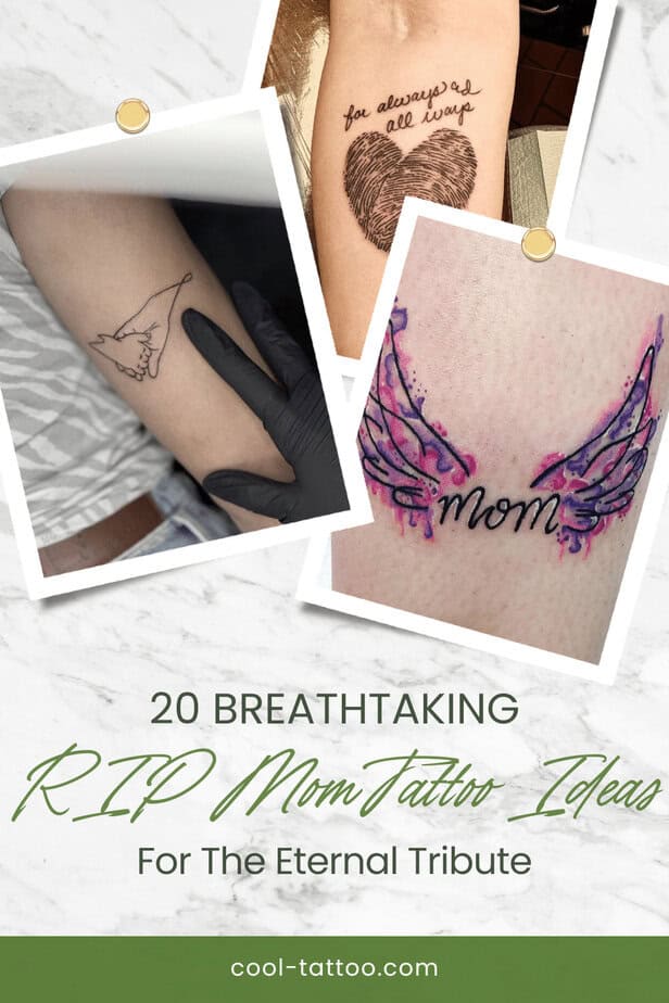 20 idee per tatuaggi di mamma RIP mozzafiato per un tributo eterno