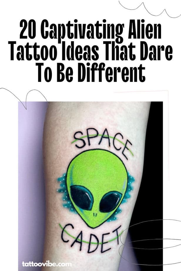 20 accattivanti idee di tatuaggio alieno che osano essere differenti