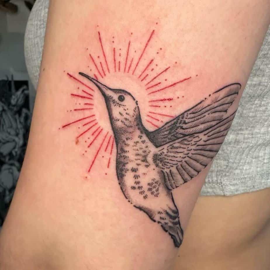 12. A hummingbird tattoo