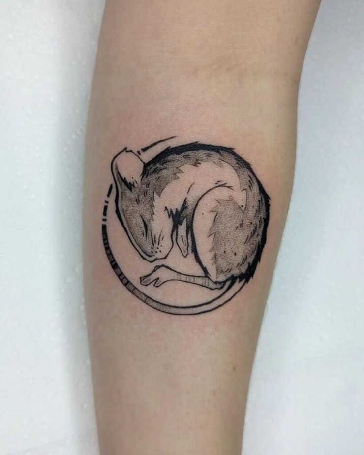 20. A mouse tattoo