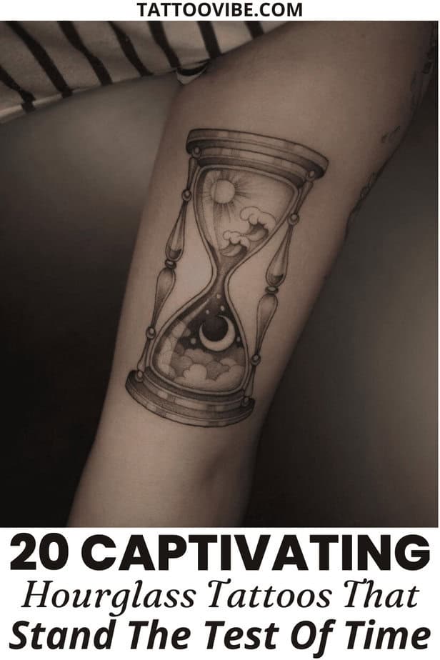 20 accattivanti tatuaggi a clessidra che superano la prova del tempo