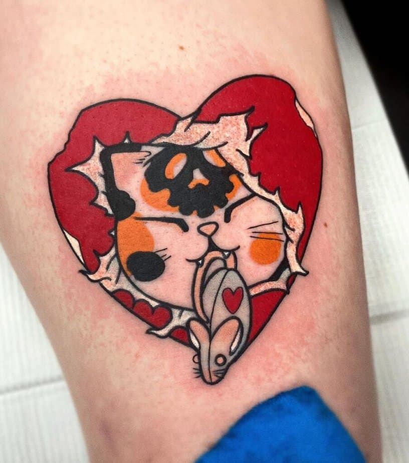 20 Cat Tattoo Ideas To Celebrate Your Furry Friends 2