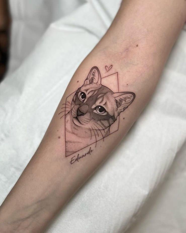 20 Cat Tattoo Ideas To Celebrate Your Furry Friends 4
