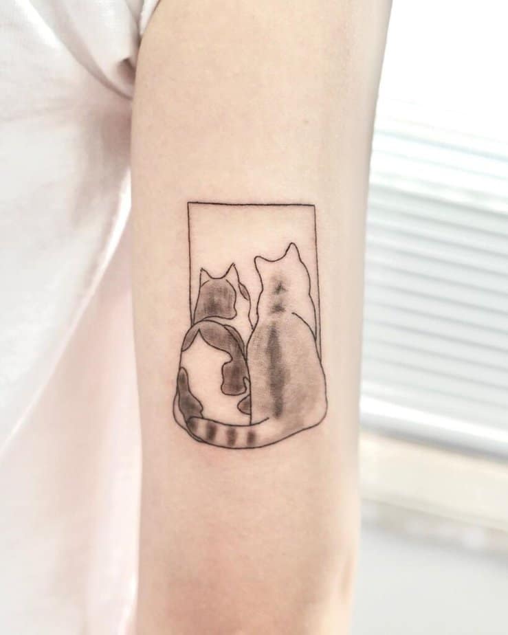 20 Cat Tattoo Ideas To Celebrate Your Furry Friends 6