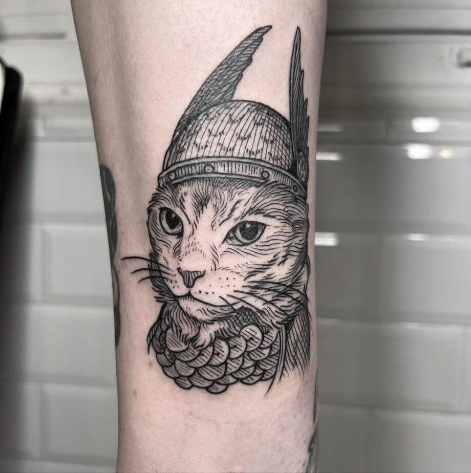 20 Cat Tattoo Ideas To Celebrate Your Furry Friends 8