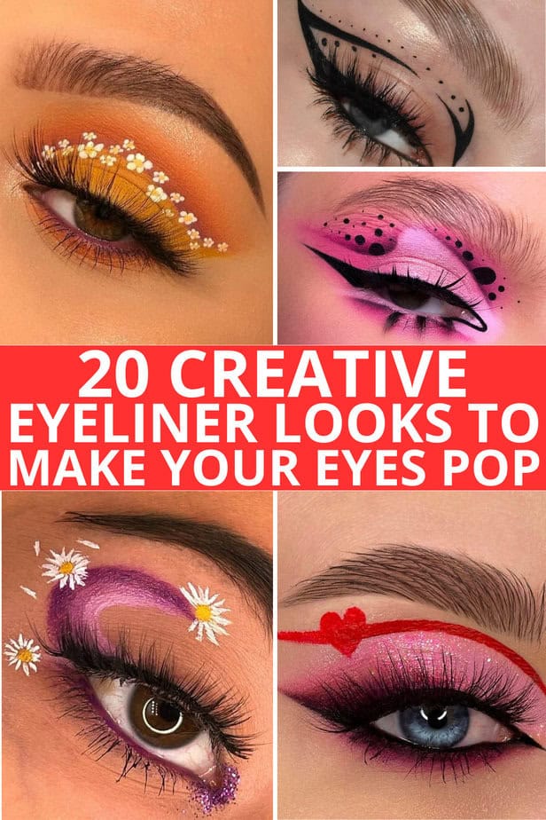 20 look creativi con l'eyeliner per rendere gli occhi più brillanti