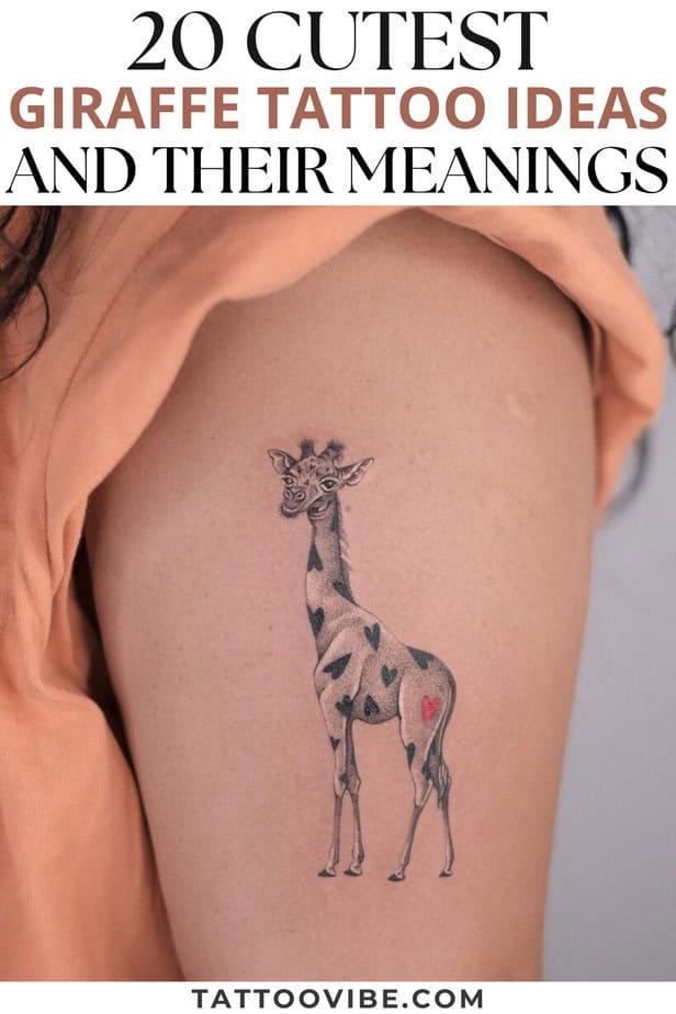20 Cutest Giraffe Tattoo Ideas And Their Meanings