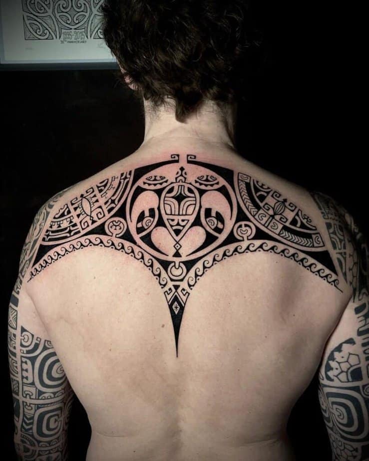 Tatuaggio in stile marchesiano