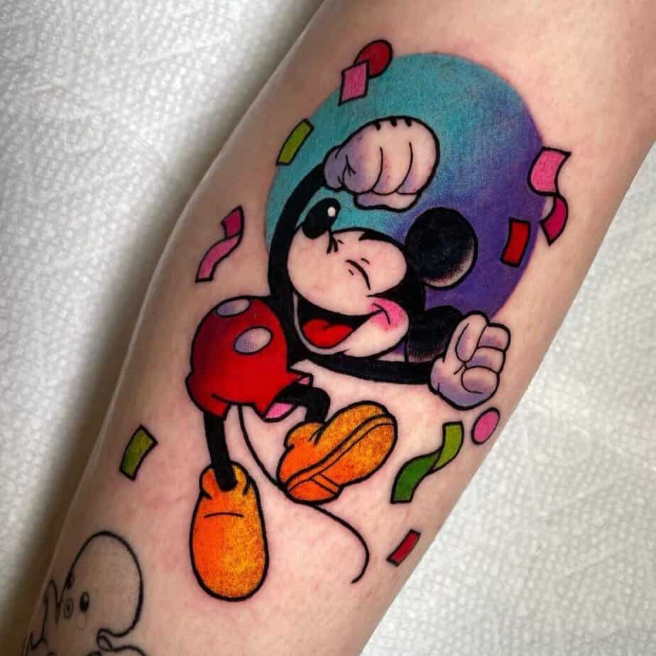 10. Cheerful Mickey Mouse