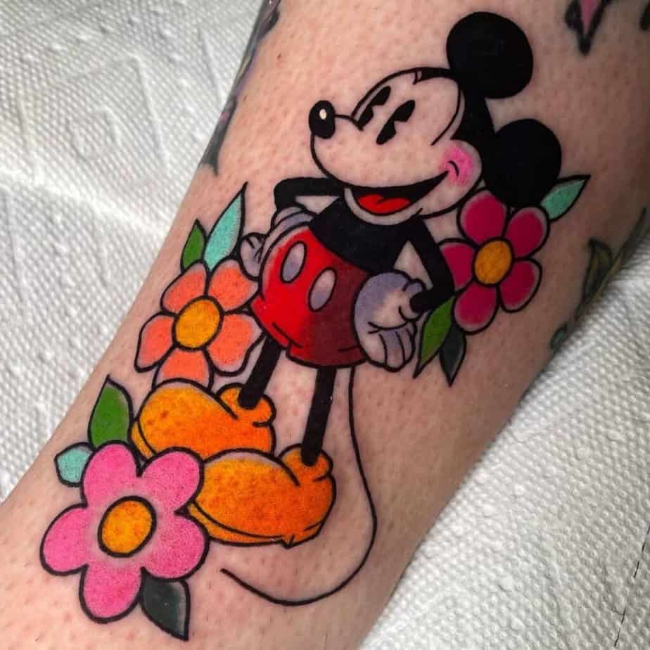 16. Traditional-style Mickey Mouse