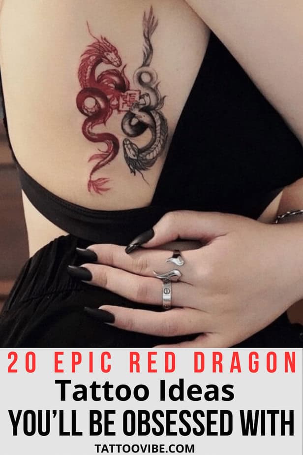 20 Epic Red Dragon Tattoo Ideas You’ll Be Obsessed With
