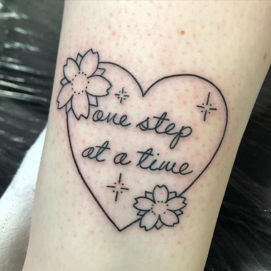 19. “One step at a time”