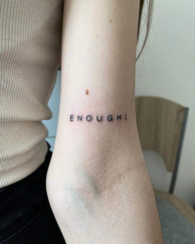 8. “Enough”