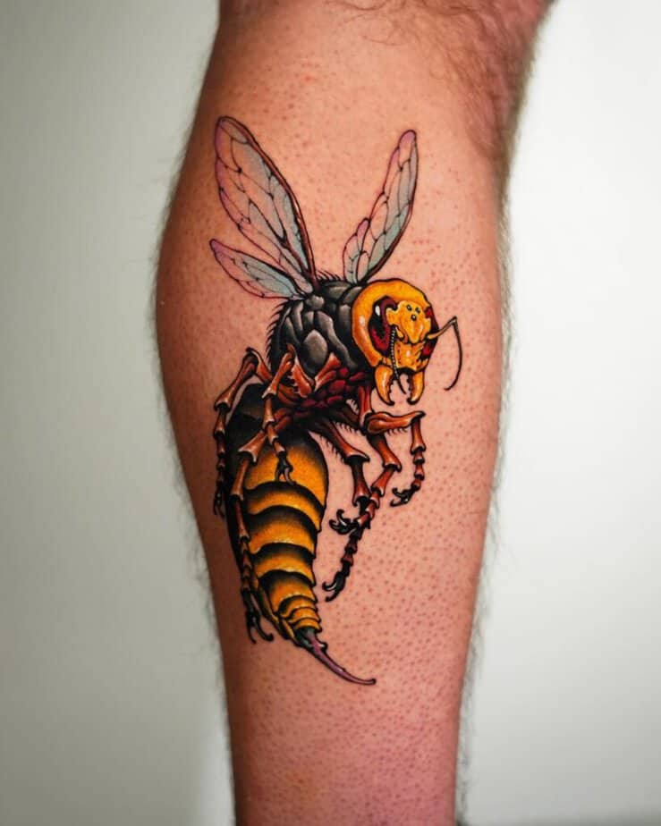 2. A hornet tattoo