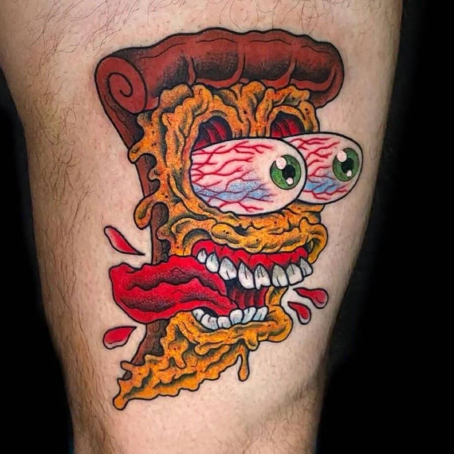 20. A pizza tattoo