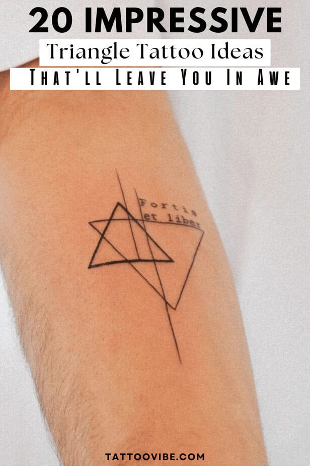 20 Impressive Triangle Tattoo Ideas That’ll Leave You In Awe