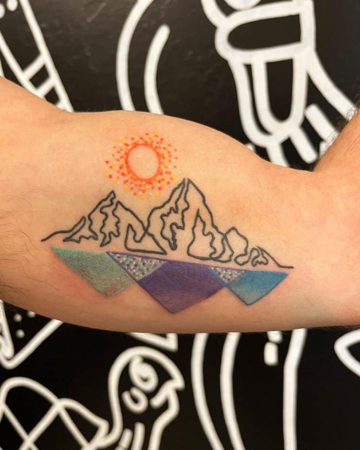 13. Mountain tattoo
