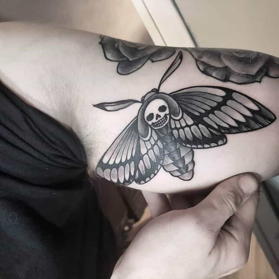 15. Moth tattoo