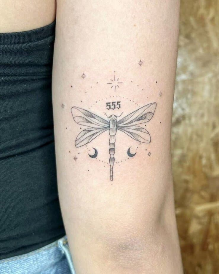 16. A dragonfly tattoo