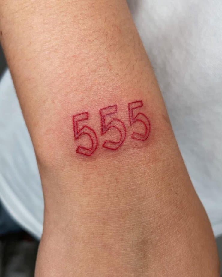 5. Red ink tattoo
