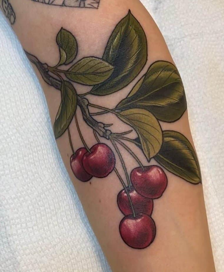 9. Botanical tattoo