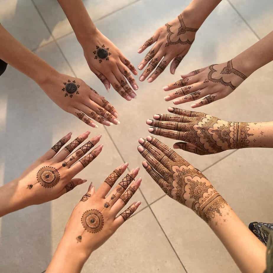 11. A matching henna tattoo 